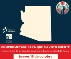 Arizona Voter Registration Extended - Spanish