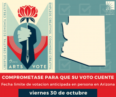 Arizona Early Voting - Teal Spanish