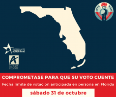Florida Early Voting - Navy - Spanish