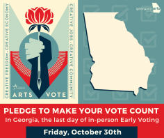 Georgia Early Voting - Teal