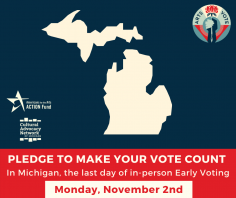 Michigan Early Voting - Navy