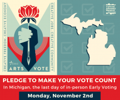 Michigan Early Voting - Teal