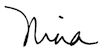 Photo of Nina's Signature