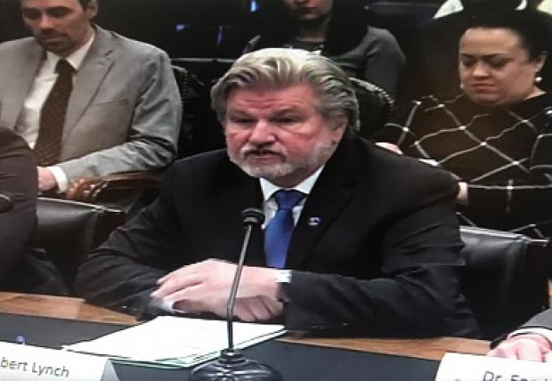  Bob Lynch testifies in support of NEA funding increase to $167.5 million