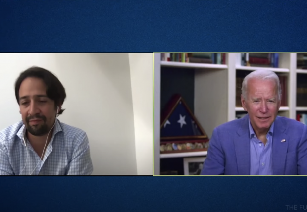 Lin Manuel Miranda Interviews Joe Biden on the Arts