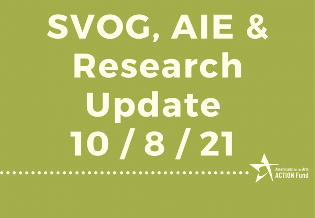SVOG, AIE & Research Updates 10/8/21