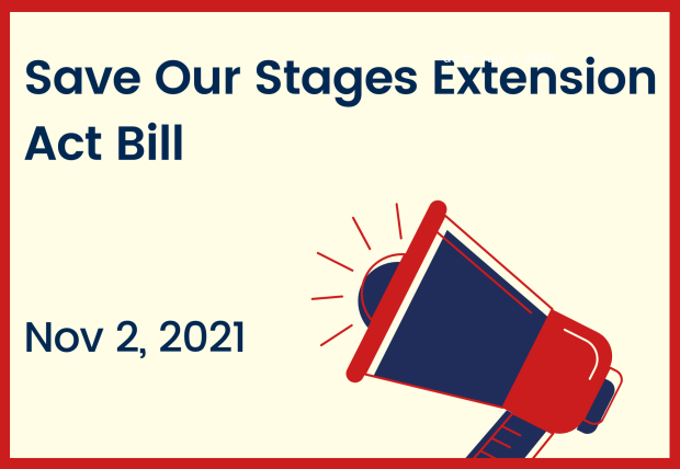 Americans for the Arts Action Fund endorses the Save Our Stages Extension Act Bill