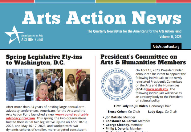 Arts Action Newsletter Volume II, 2023