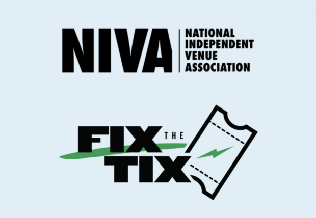 NIVA and Fix the Tix Logos